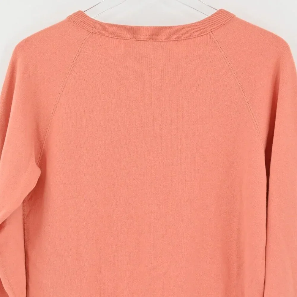 EVERLANE Womens Coral Orange Crewneck Sweatshirt Athleisure Loungewear Size XS - Picture 6 of 8
